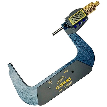Igaging X-Large Display Electronic Bluetooth Capable Micrometer 5-6"/125-150mm Range, 35-054-U06 35-054-U06